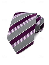 お買い得  結婚 ACC-メンズポリエステルストライプネクタイ、クラシックフォーマルビジネス＆ウェディングパーティーアクセサリー、複数の色、男性のためのエレガントなプロフェッショナルスタイル