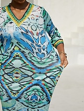 Недорогие Платья в богемном стиле-облегающее трикотажное платье «Страна чудес»