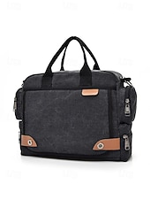 voordelige Herentassen-Herentas van canvas met meerdere vakken, geschikt als messenger- of crossbodytas – verstelbare riem, grote inhoud, duurzame stof, ideaal voor dagelijks gebruik, woon-werkverkeer en reizen.
