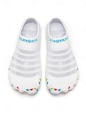 economico Donne-Scarpe da acqua da donna a punta larga in maglia – calzini da acqua leggeri, ad asciugatura rapida, a piedi nudi, con suola antiscivolo, minimalisti, da spiaggia &amp;stile outdoor per nuoto, snorkeling,