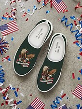  Patriotische, atmungsaktive Mesh-Sneaker für Herren zum Hineinschlüpfen – Adler- und Flaggenmotiv für Paraden, den 4. Juli, den 250. Jahrestag der USA und nationale Feierlichkeiten
