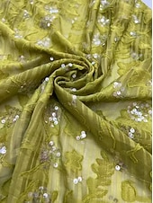 abordables Longueur du thé-Ligne A Longueur thé Robe d'invité de mariage Robe de Mère de Mariée  Manche 3/4 Revers Élégant ancien Éclat &amp; Brillance Formel robe demoiselle d honneur Kentucky Derby Chiffon Jacquard avec Imprim