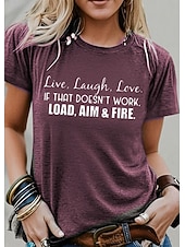  женская футболка забавная юмористическая цитата принт графический животный буква стильная классическая повседневная короткий рукав круглый вырез стандартный топ повседневная по выходным светло-бежевая