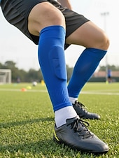 preiswerte Zubehör-Fußball-Schienbeinschoner für Herren, aus Polyester, in verschiedenen Farben und Größen für Erwachsene und Jugendliche, geeignet für Fußballtraining, Spielbetrieb und Mannschaftstraining.