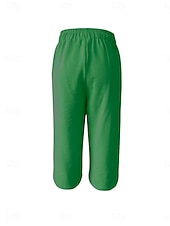 abordables Bas-Femmes Pantalon effet lin Pantalon capri Shorts d'été Pantalons Streetwear Occasionnel Longueur Genou Taille moyenne Couleur Unie Avec Poches Confortable Respirant Non Elastique Quotidien Extérieur