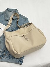 economico Borse a Tracolla-borsa singola da donna in nylon hobo crossbady – grande capacità, tracolla regolabile, leggera, versatile per l'uso quotidiano casual e per i viaggi all'aperto – disponibile in più colori