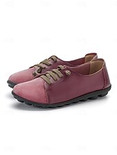 preiswerte Damenschnürschuhe-Dunkelblaue Damen-Loafer aus echtem Leder mit Gummiband – lässige Slipper mit weicher Gummisohle für Alltag und Reisen