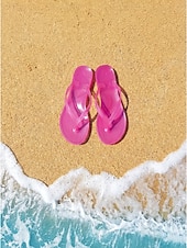 voordelige Vrouwen-Waterdichte zwarte jelly teenslippers voor dames - lichtgewicht, transparante platte sandalen met bandjes voor strandvakanties en wandelingen langs de kust. &amp;zomerse eilandvakanties