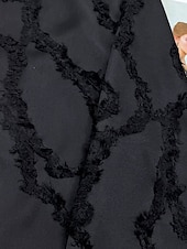 billige Cocktailkjoler-A-linje Ankellengde Te-lengde Formell kjole Cocktailkjoler Elegant 3/4 ermer V-hals Bryllup Formell Sateng Jacquard med Dusk