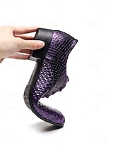 baratos Sapatos Derby-Sapatos sociais masculinos em couro sintético laranja vibrante com estampa de cobra, bico fino e cadarço, ideais para baladas, festas, ocasiões especiais e casamentos.