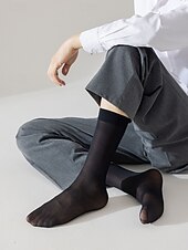 Недорогие Свадьба ACC-Мужские дышащие полосатые носки из полиэстера, различные цвета, элегантный аксессуар для торжественных случаев, свадеб, вечеринок и повседневной деловой одежды.