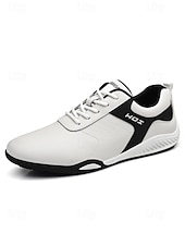 Χαμηλού Κόστους Ανδρες-Ανδρικά λευκά και μαύρα αθλητικά παπούτσια με αντίθεση, ελαφριά, μοντέρνα casual παπούτσια με κορδόνια για βραδιές σε θέρετρα, παραθαλάσσιες αποδράσεις, πάρτι δίπλα στην πισίνα, ταξίδια διακοπών, smart casual βραδινά σύνολα