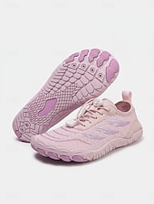 abordables Mujeres-Zapatos acuáticos lila claro para mujer: zapatos acuáticos ligeros, sin cordones, tipo descalzo, de secado rápido, transpirables y antideslizantes para la playa, la piscina, el surf y los viajes.