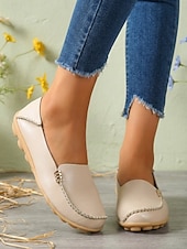 Недорогие Женская обувь на плоской подошве-Женские желтые мокасины-лоферы, удобные повседневные туфли без шнурков, мягкие легкие прогулочные туфли для повседневной носки, путешествий и работы. &amp;отдых в выходные