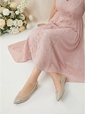 preiswerte Brautmutter/Bräutigammutter-Bequeme, flache Damenschuhe mit niedrigem Absatz für Hochzeitsgäste – elegante schwarze Ballerinas mit dekorativen Akzenten, perfekt für Mütter bei Hochzeiten in der Stadt.