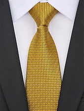 Недорогие Свадьба ACC-Мужской галстук из полиэстера – разнообразные цвета, элегантный плетеный дизайн, идеально подходит для свадеб, вечеринок и деловых поездок.