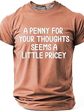  Męskie Zabawny slang Podkoszulek Krótki rękaw Podkoszulek Druk 3D Półgolf Koszula Moda Codzienny Codzienny Ulica Czarny Czerwony Lato Wiosna Odzież S M L XL XXL XXXL