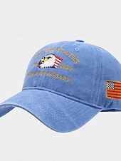  Cappello unisex 250° anniversario/indipendenza, berretto da baseball, portatile, traspirante, quotidiano, per esterni, strada, ricamo, bandiera