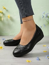 ieftine Pantofi Joși de Damă-Pantofi sport albi, casual, pentru femei – pantofi comozi, fără mâneci, pentru serviciu și purtare zilnică