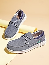 abordables Hombres-Mocasines beige para hombre: calzado informal para islas y cruceros, calzado ligero y cómodo para el verano, ideal para viajes y vacaciones.