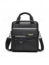 Χαμηλού Κόστους Ανδρικές τσάντες-ανδρική τσάντα ώμου από τεχνητό δέρμα σε πολλά χρώματα, μεγάλης χωρητικότητας, με πολλές τσέπες και χιαστί τσαντάκι για καθημερινή χρήση, εργασία, μετακινήσεις και ταξίδια