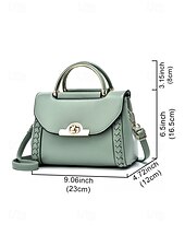 abordables Cabas et fourre-tout-Sac à main bandoulière femme en similicuir avec poignée supérieure et bandoulière réglable, élégant sac à main multicolore pour un usage quotidien décontracté, les trajets domicile-travail et les sorties en vacances.