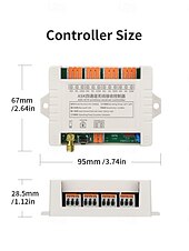 cheap Smart Switch-DC12V 24V 4CH Remote Control Switch RF Transmitter and Receiver 433mhz Power ON OFF Switches