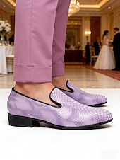 abordables Mocassins-Mocassins bleus pour homme en similicuir à motif crocodile, modèle à enfiler, style moderne et élégant, parfaits pour les hommes élégants lors de soirées, d'occasions spéciales et de mariages.