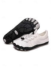 preiswerte Frauen-Schnelltrocknende Wasserschuhe für Damen – leichte, atmungsaktive Aqua-Strandschuhe mit verstellbarer elastischer Schnürung und rutschfester Sohle, barfußähnlicher Outdoor-Stil für Strand, Surfen,