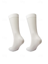 Недорогие Свадьба ACC-Мужские дышащие полосатые носки из полиэстера, различные цвета, элегантный аксессуар для торжественных случаев, свадеб, вечеринок и повседневной деловой одежды.