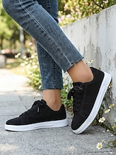 preiswerte Damen-Sneaker-Grüne Damen-Sneaker – minimalistische Schnürschuhe für Damen, ideal für Reisen, Alltag und Shopping