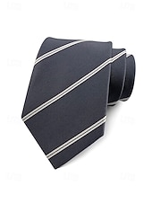お買い得  結婚 ACC-メンズポリエステルストライプネクタイ、クラシックフォーマルビジネス＆ウェディングパーティーアクセサリー、複数の色、男性のためのエレガントなプロフェッショナルスタイル