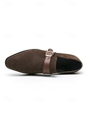 abordables Hommes-Mocassins à boucle en daim pour homme, chaussures habillées classiques à enfiler, idéales pour les soirées de villégiature, les cocktails au coucher du soleil, les mariages sur la plage, les dîners de fêtes et les vacances de luxe, dans un style chic et d