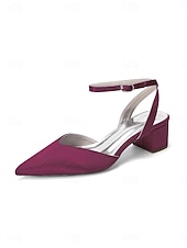 abordables Madre de la Novia/Novio-Zapatos de tacón ancho rosa para mujer con tira trasera y correa en el tobillo, elegantes zapatos para la madre de la novia para bodas en jardines, cómodos zapatos de vestir de tacón bajo para