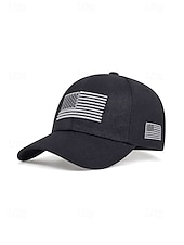 זול אביזרים-כובע בייסבול פוליאסטר רקום לגברים, כובע מתכוונן בצבעים שונים לכבוד יום השנה ה-250 לארה"ב, יום העצמאות, לבוש יומיומי וספורט חיצוני