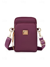 levne Tašky přes rameno-Dámská nepromokavá nylonová crossbody taška na telefon s více kapsami, nastavitelným popruhem, malá kabelka přes rameno pro běžné každodenní nošení, cestování, chůzi, běh a sport
