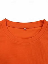 Недорогие Простая футболка-Жен. Вафельная рубашка Футболка Футболки Топы в вафельном вязании Сплошной цвет Классика Современное На каждый день С короткими рукавами Вырез под горло Обычные топы Повседневные Праздники На выход