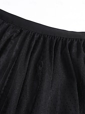 economico Gonne casual-Per donna Gonna da vacanza Elegante Moda Casual Maxi Vita Alta Gonne Floreale Jacquard Elasticizzato Quotidiano Streetwear Nero Bianco Verde Primavera