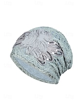 halpa Naisten hatut-Naisten boho-pitsihattu, kevyt ja hengittävä polyesteri, monivärinen, 3D-kukkakoriste, tyylikäs loma- ja vapaa-ajan asu, täydellinen matkoille ja arkikäyttöön