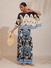 halpa paitoja, toppeja ja puseroja-Kesäyön palmunvärinen silkkinen satiinitoppi, dolmanhihoilla