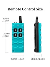 cheap Smart Switch-DC12V 24V 4CH Remote Control Switch RF Transmitter and Receiver 433mhz Power ON OFF Switches