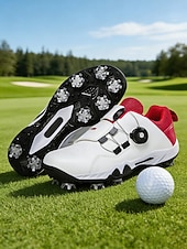 economico Scarpe da Golf per Donne-Scarpe da golf professionali da donna – suola antiscivolo con tacchetti &amp;Chiusura regolabile, stile sportivo performante per golf, allenamento all'aperto e attività atletiche