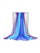 billige Ferietilbehør-Dameskjerf i bohemsk gradientstil i chiffong, flerfarget, lett polyestersjal for fritidsbruk, reise, ferie, strand og resortstil