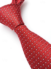 Недорогие Свадьба ACC-Мужской галстук из полиэстера – разнообразные цвета, элегантный плетеный дизайн, идеально подходит для свадеб, вечеринок и деловых поездок.