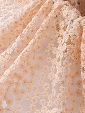  Duas Peças Linha A Longuette Vestido de convidada de casamento Vestido Para Mãe dos Noivos Meia Manga Scoop pescoço Elegante Formal Kentucky Derby Semi formal Chiffon Vestidos curtos com Bordado