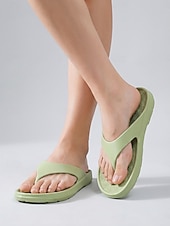 preiswerte Rutschsandalen-Weiße Damen-Strand-Flip-Flops – leichte, wasserdichte Wolken-Sandalen mit ergonomischer Fußgewölbeunterstützung für Sommerurlaube und tropische Inselausflüge &amp;Alltagskomfort