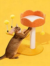 お買い得  キャットツリー-蜂の形をした猫用クライミングフレーム、爪とぎポスト、おもちゃ、装飾的な子猫用爪とぎ、丈夫なペット用爪とぎポスト
