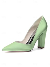 Χαμηλού Κόστους Μητέρα της Νύφης/του Γαμπρού-Γυναικεία μπλε σκούρο γόβες με ψηλό τακούνι, κομψά παπούτσια για τη μητέρα της νύφης για γάμο στην πόλη, άνετα παπούτσια με μυτερή μύτη και μεσαίο τακούνι για επίσημες εκδηλώσεις &amp;βραδινά ρούχα