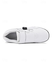 cheap Men's Golf Shoes-Men's Premium White Golf Shoes with High-Performance Outsole – Stylish and Comfortable for Professional Golf Players