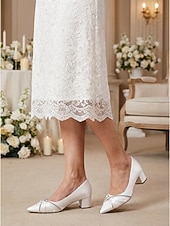 baratos Mãe da Noiva/Namorado-Sapatos de salto grosso femininos - elegantes sapatos azul-marinho para a mãe da noiva em casamentos na cidade.